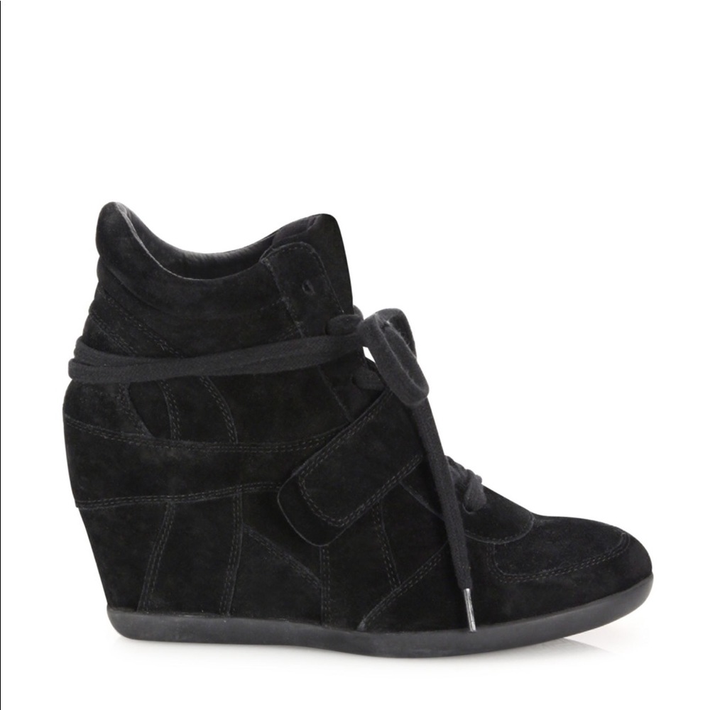 Ash Bowie Suede High-Top Wedge Sneakers 39